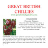 Chilisamen Chocolate Habanero